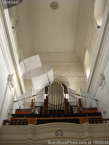 Image of Organ in Catholic church