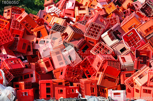 Image of Red crates