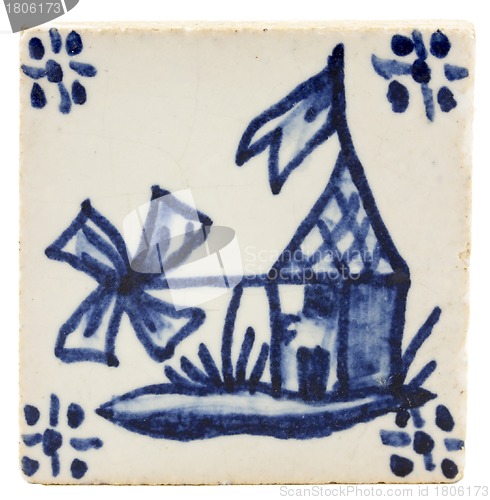 Image of Antique dutch tile