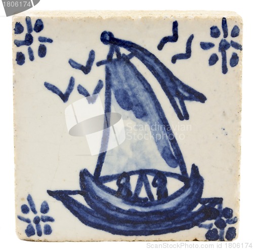 Image of Antique dutch tile
