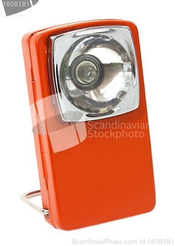 Image of Orange retro flashlight