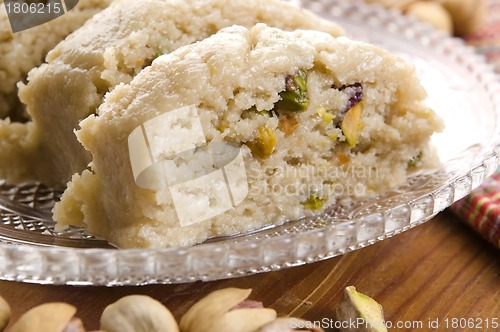 Image of Homemade Halvah with Pistachio Nut 
