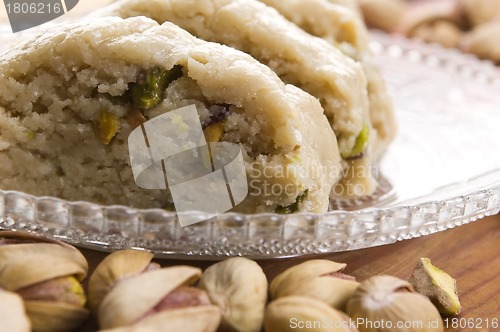 Image of Homemade Halvah with Pistachio Nut 