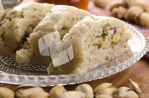 Image of Homemade Halvah with Pistachio Nut 