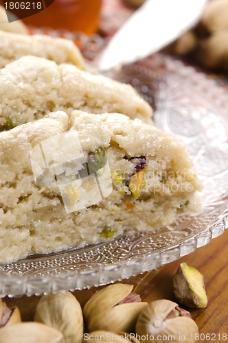 Image of Homemade Halvah with Pistachio Nut 