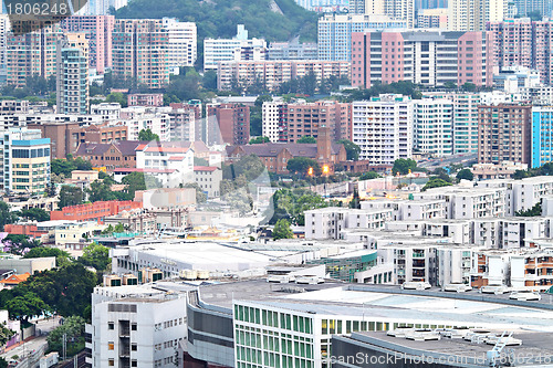 Image of downtown of Hong Kong city