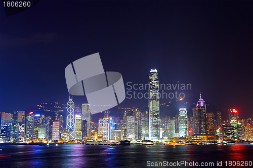 Image of Hong Kong night view