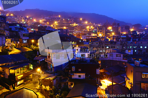 Image of night view in Taiwan