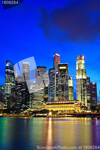 Image of singapore at night