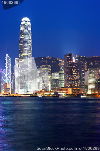 Image of Hong Kong night view