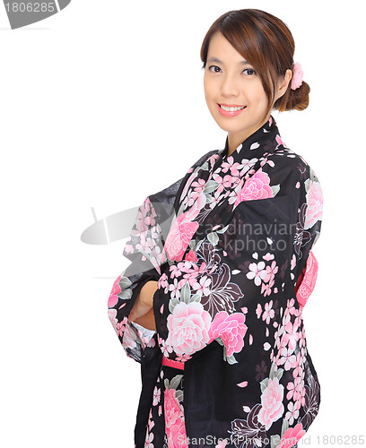 Image of japanese kimono woman