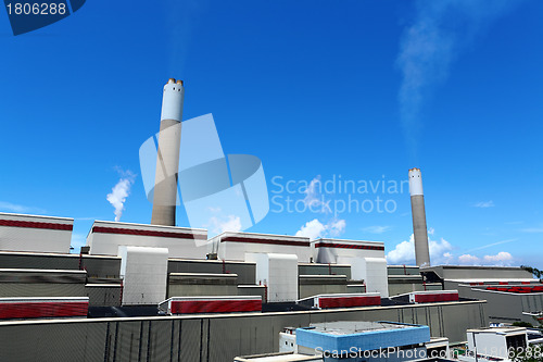 Image of coal fired power station