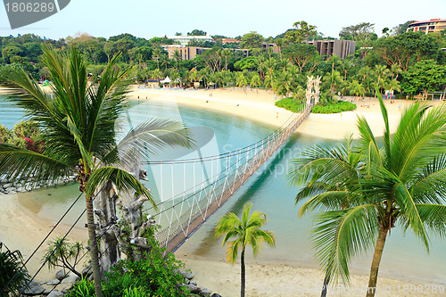 Image of landscape in sentosa, Singapore