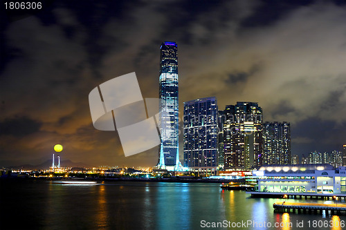 Image of kowloon at night