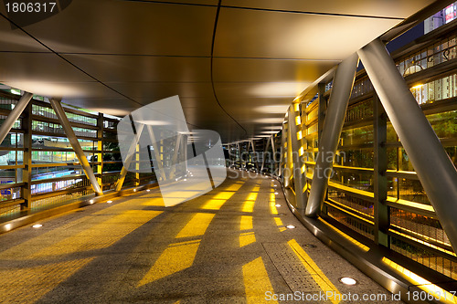 Image of modern corridor in building