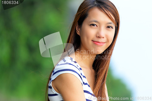 Image of asian women at outdoor