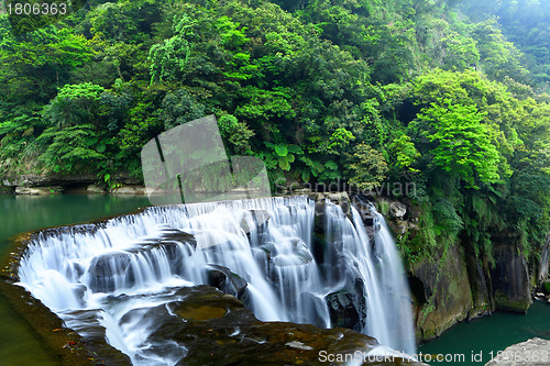 Image of waterfall in taiwan
