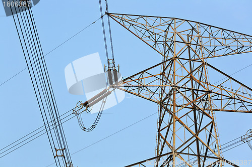 Image of power transmission tower