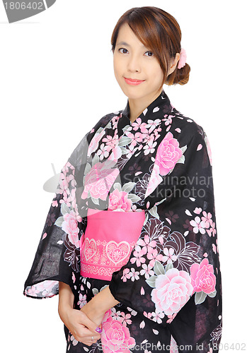 Image of japanese kimono woman