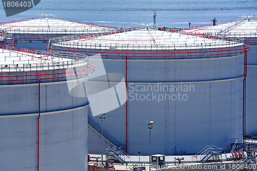 Image of oil tanks