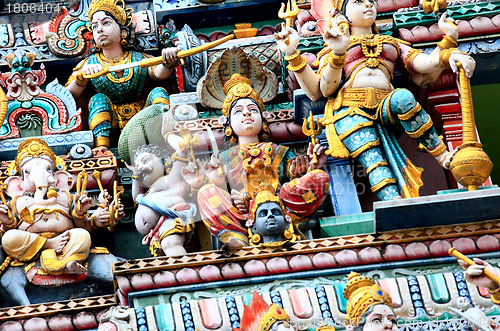 Image of Detail of Sri Mariamman temple