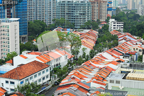 Image of residential downtown in Singapore