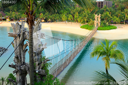 Image of landscape in sentosa, Singapore