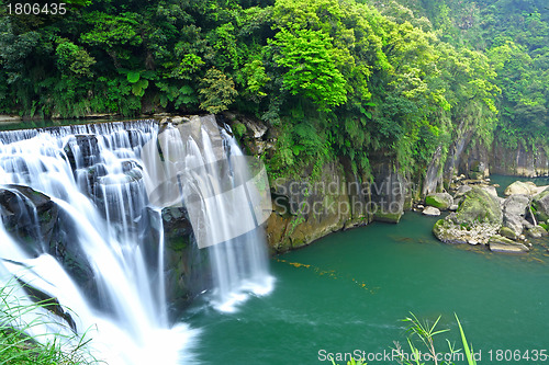 Image of great waterfall in taiwan