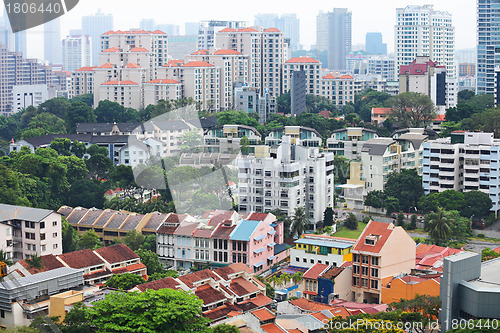 Image of residential downtown in Singapore