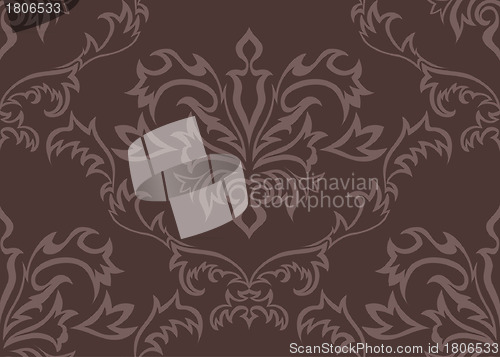 Image of seamless damask pattern