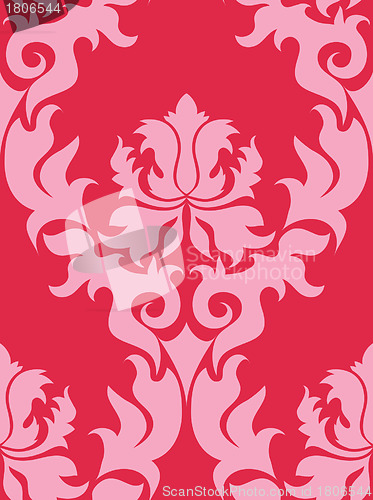 Image of seamless damask pattern