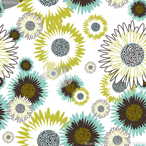 Image of seamless floral pattern