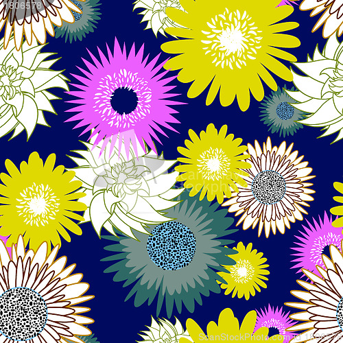 Image of seamless floral pattern