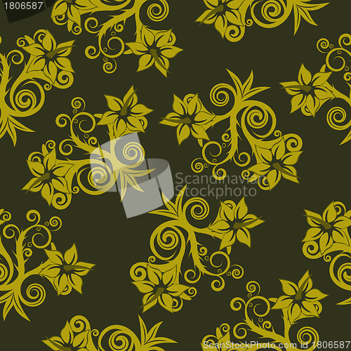 Image of seamless floral pattern
