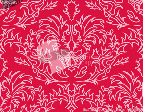 Image of seamless damask pattern