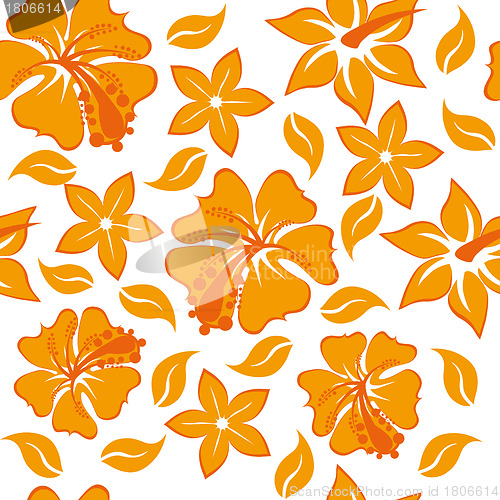 Image of seamless floral pattern