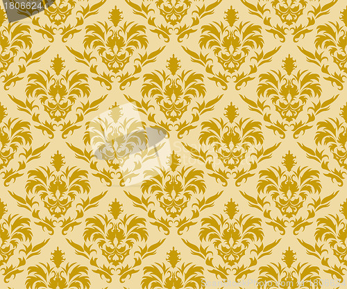 Image of seamless damask pattern