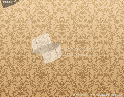 Image of seamless damask pattern