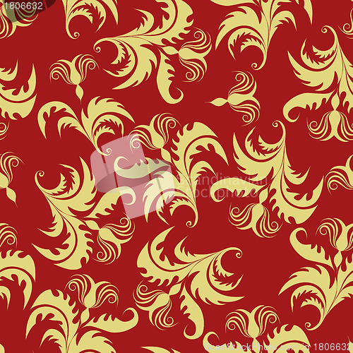 Image of seamless floral pattern