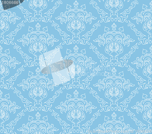 Image of seamless damask pattern