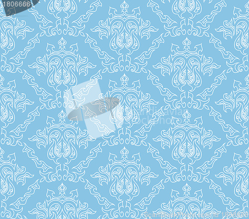 Image of seamless damask pattern