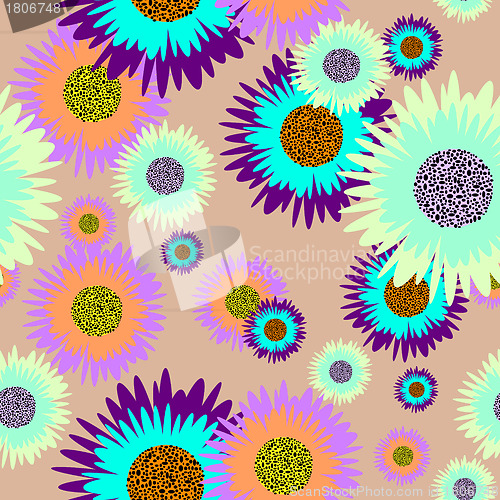 Image of seamless floral pattern
