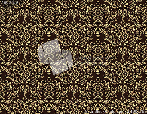 Image of seamless damask pattern