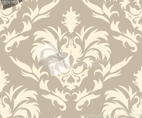 Image of seamless damask pattern