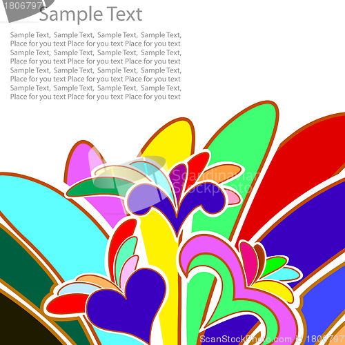 Image of multicolor abstract background