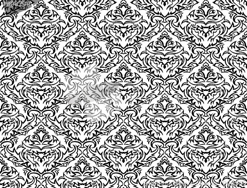 Image of seamless damask pattern