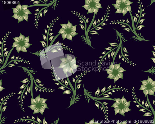 Image of seamless floral pattern