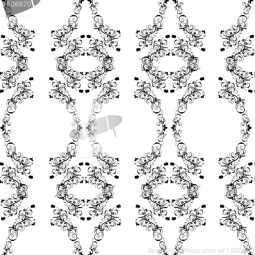 Image of seamless damask pattern