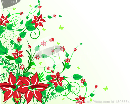 Image of floral background