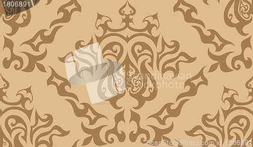 Image of seamless damask pattern